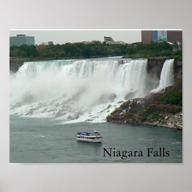Poster Niagara Cai do Lado Canadiano (Frente)