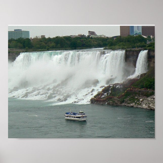 Poster Niagara Cai do Lado Canadiano (Frente)