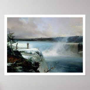 Poster Niagara Falls, c.1837-40 (óleo em canvas)