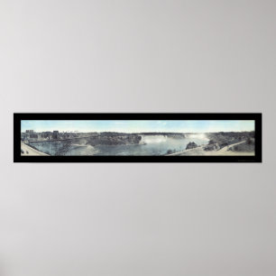 Póster Niagara Falls, Canadá Foto 1913