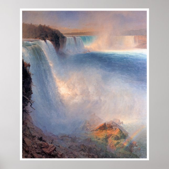 Poster Niagara Falls do Lado Americano (Frente)