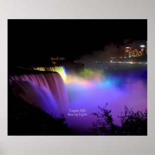 Poster Niagara Falls, Luzes Dançantes,