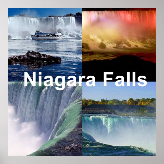 Póster Niagara Falls New York (Frente)