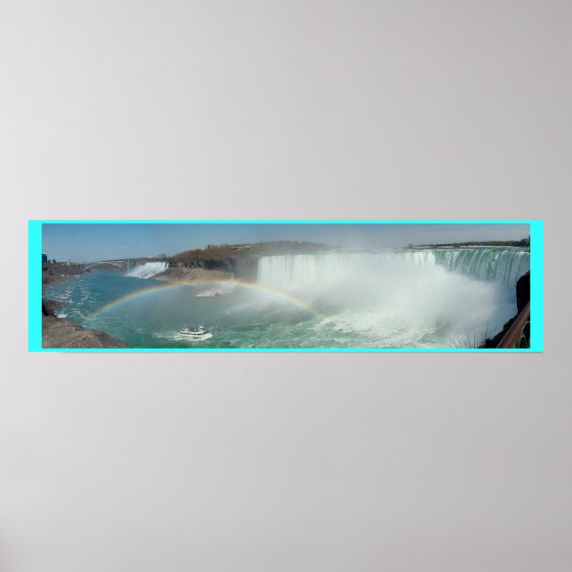 Póster Niagara Falls Rainbow (Frente)