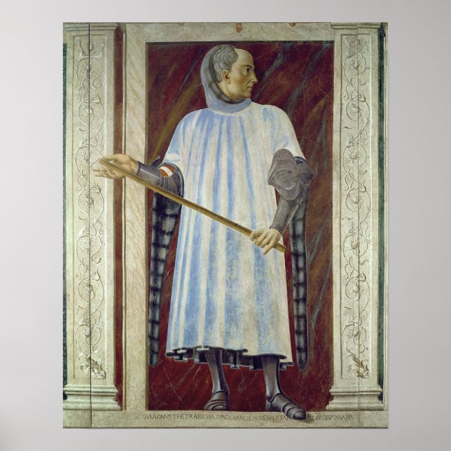 Póster Niccolo Acciauoli do Villa Carducci (Frente)