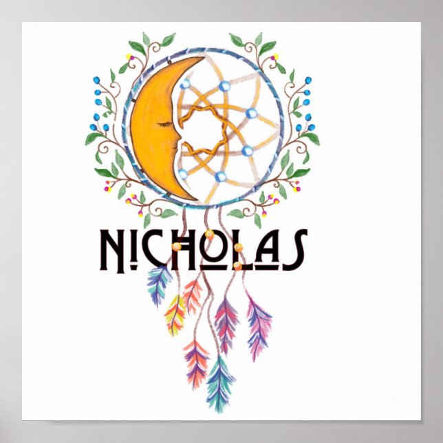 Póster Nicholas Dreamcatcher Wall Art (Frente)