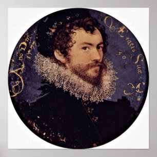 Póster Nicholas Hilliard - o selfportrait o mais