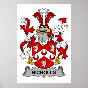 Póster Nicholls Family Crest