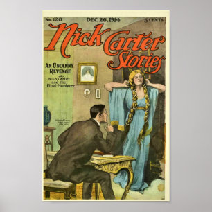 Poster Nick Carter Stories 120 - Uma vingança incrível