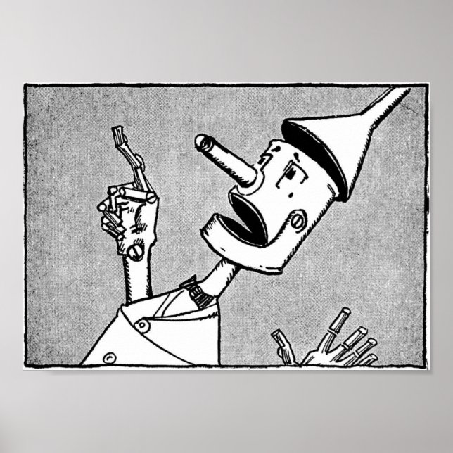 Póster Nick Chopper, o Tin Woodman (Frente)