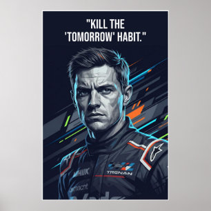 Poster Nico Hülkenberg Racing Vector – Mate o Amanhã