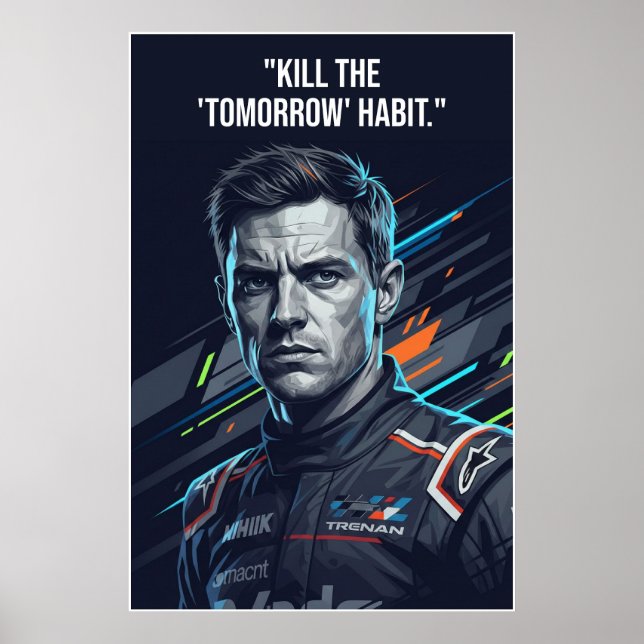 Poster Nico Hülkenberg Racing Vector – Mate o Amanhã (Frente)