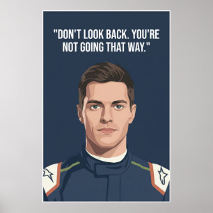 Poster Nico Hülkenberg Racing Vector – Não Olhe para Trás