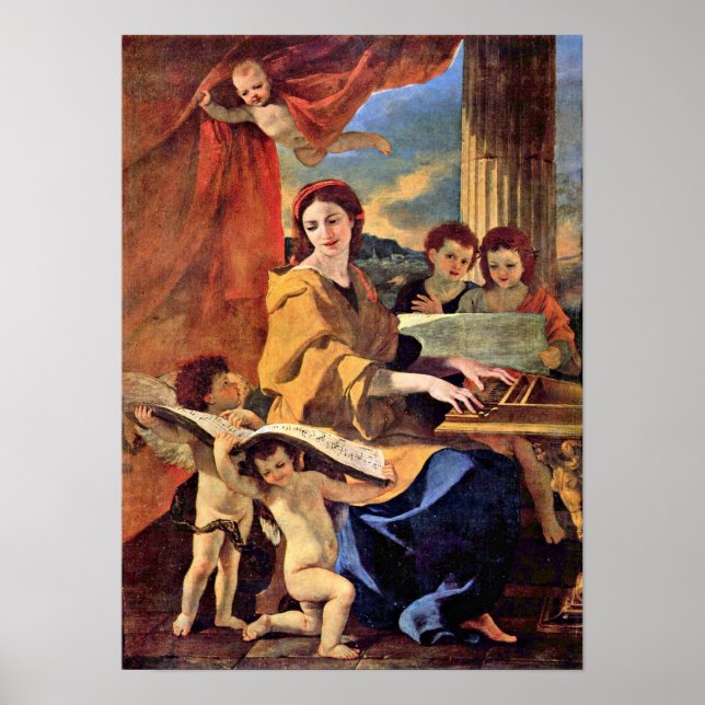 Póster Nicolas Poussin - Cecília Rua (Frente)