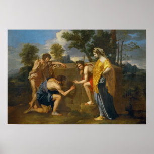 Póster Nicolas Poussin - e no ego do Arcadia