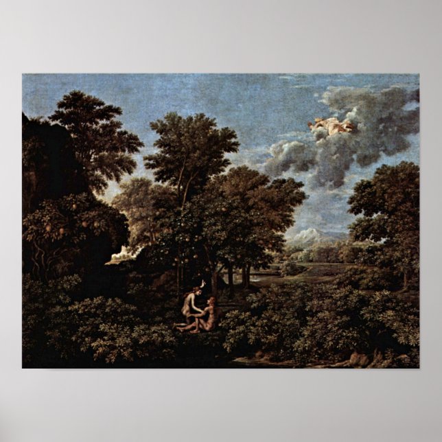 Póster Nicolas Poussin - Primavera (Frente)
