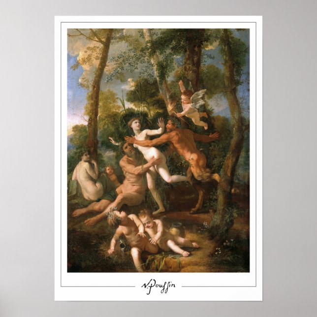 Poster Nicolas Poussin Zedign Cartaz de Arte #1 (Frente)