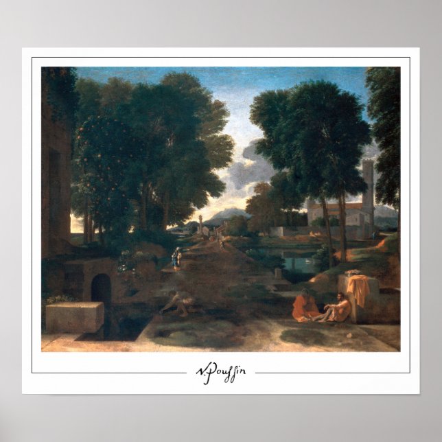 Poster Nicolas Poussin Zedign Cartaz de Arte #101 (Frente)