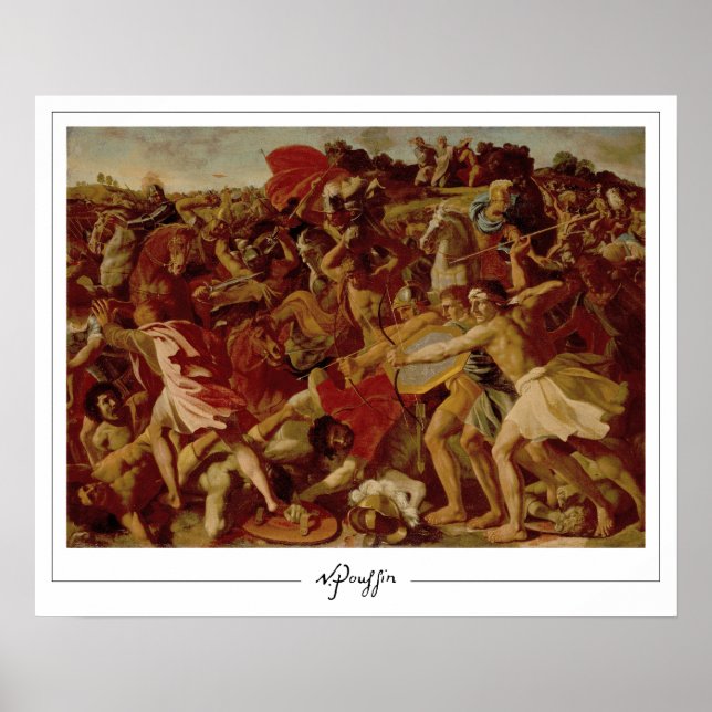Poster Nicolas Poussin Zedign Cartaz de Arte #122 (Frente)