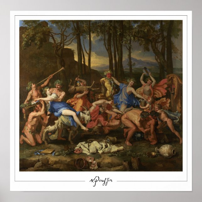 Poster Nicolas Poussin Zedign Cartaz de Arte #186 (Frente)