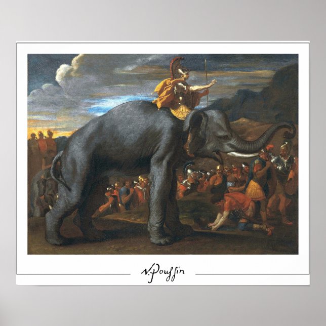 Poster Nicolas Poussin Zedign Cartaz de Arte #54 (Frente)