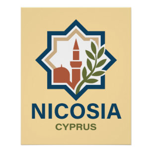 Póster Nicosia Chipre Mediterrâneo