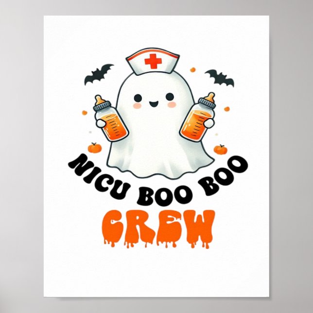 Poster Nicu Boo Boo Talloween, Nicu Boo Crew Funny Nu (Frente)