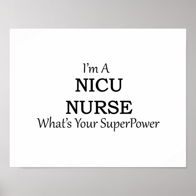 PÓSTER NICU NURSE (Frente)