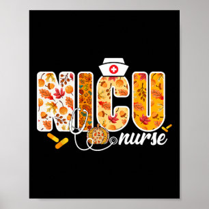 Poster Nicu Nurse Fall Autumn Sai Sai Graças Saúde