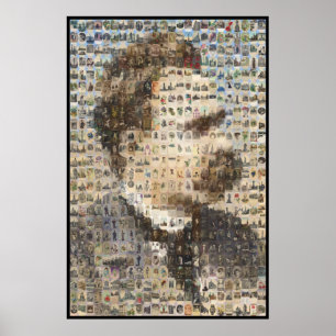 Póster Nietzsche 24x24 nos Ovals