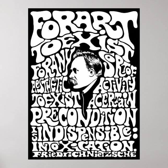 Poster Nietzsche - Arte (Frente)