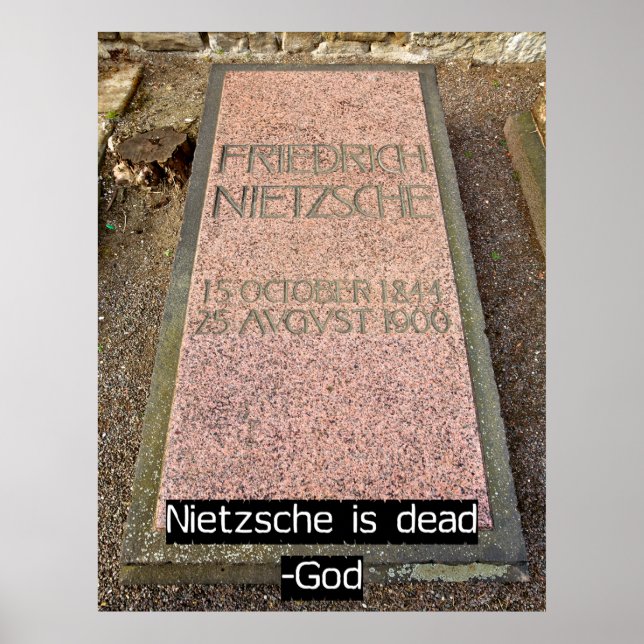 Póster Nietzsche é Morto (Frente)