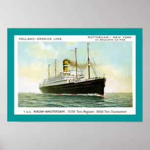 Poster Nieuw Amsterdam de 1906