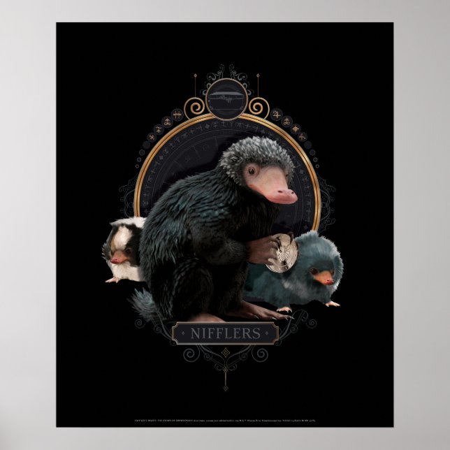 Poster NIFFLER™ s Art Nouveau Retrato (Frente)