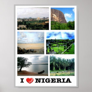 Poster Nigéria - I Love -