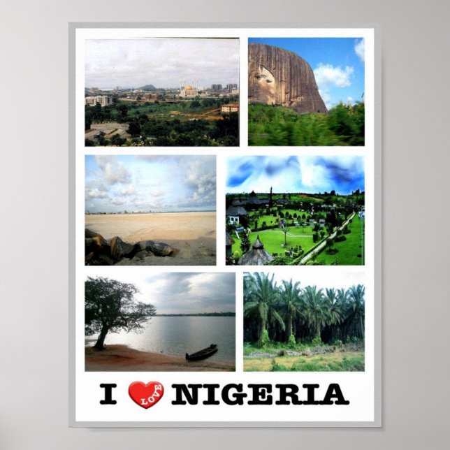Poster Nigéria - I Love - (Frente)