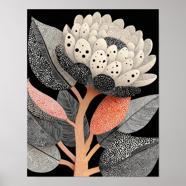 Poster Night Bloom #3 - Download Digital 4x5 (Frente)