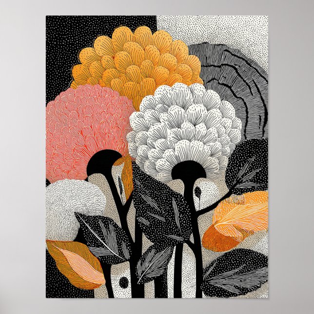 Poster Night Bloom #7 = Download Digital 4x5 (Frente)