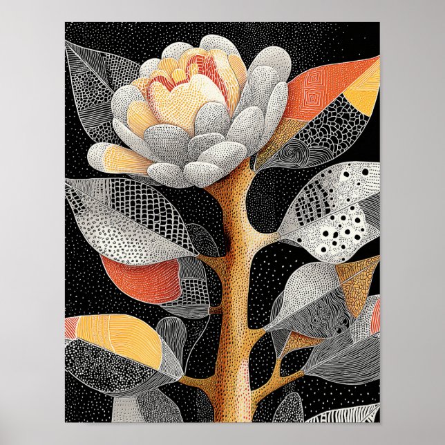 Poster Night Bloom #9 - Download Digital 4x5 (Frente)