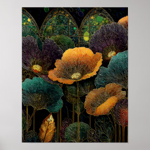 Poster Night Garden em Vênus #6 - Download Digital 4x5