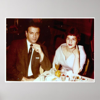 Póster Night Out em Baltimore com Bob e Pam - 1960