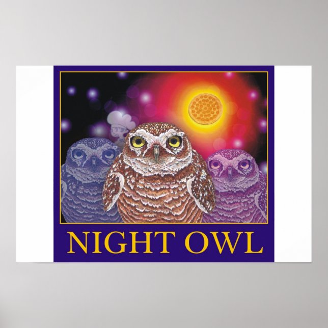 Poster Night Owl (Frente)
