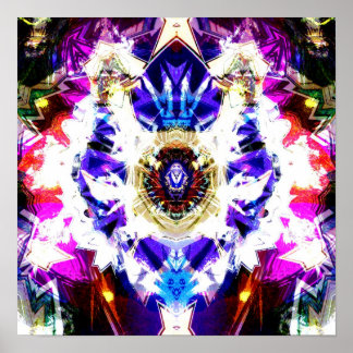 Póster Night Sky Mandala 1