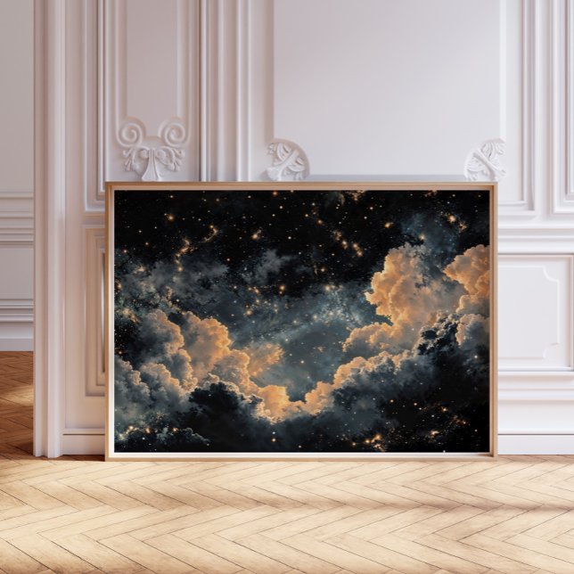 Poster Night sky with stars (Criador carregado)