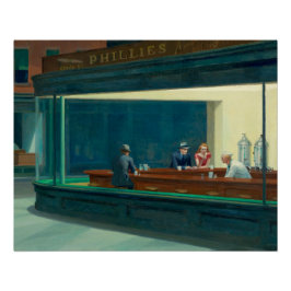 Póster Nighthawks 1942 por Edward Hopper
