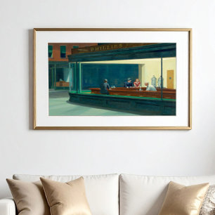 Póster Nighthawks 1942 por Edward Hopper
