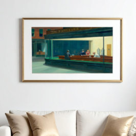 Póster Nighthawks 1942 por Edward Hopper