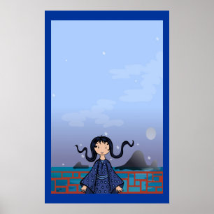 Póster Nighttime na ilha