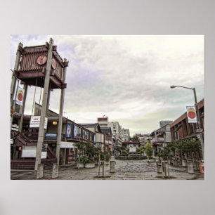 POSTER NIHON MACHI - CIDADE DE JAPÃO - SAN FRANCISCO