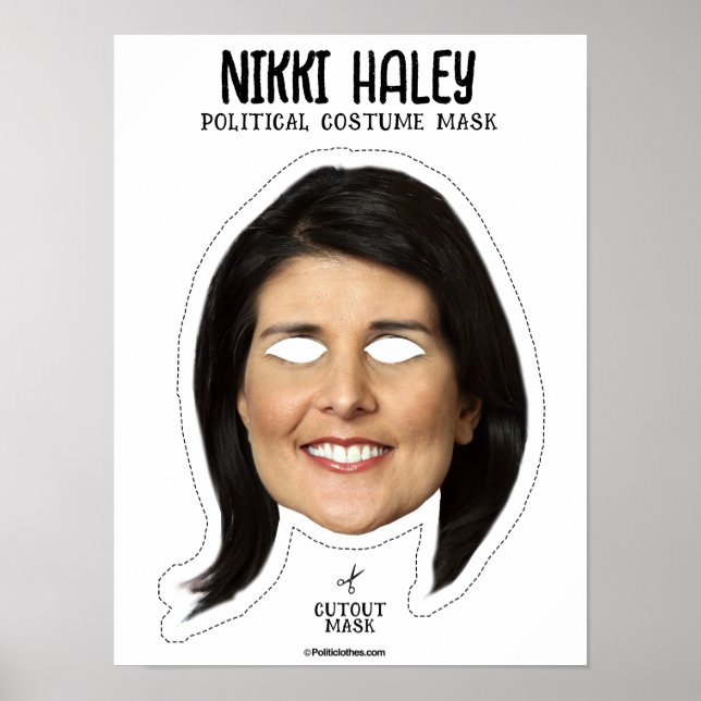 Poster Nikki Haley Costume Mask (Frente)